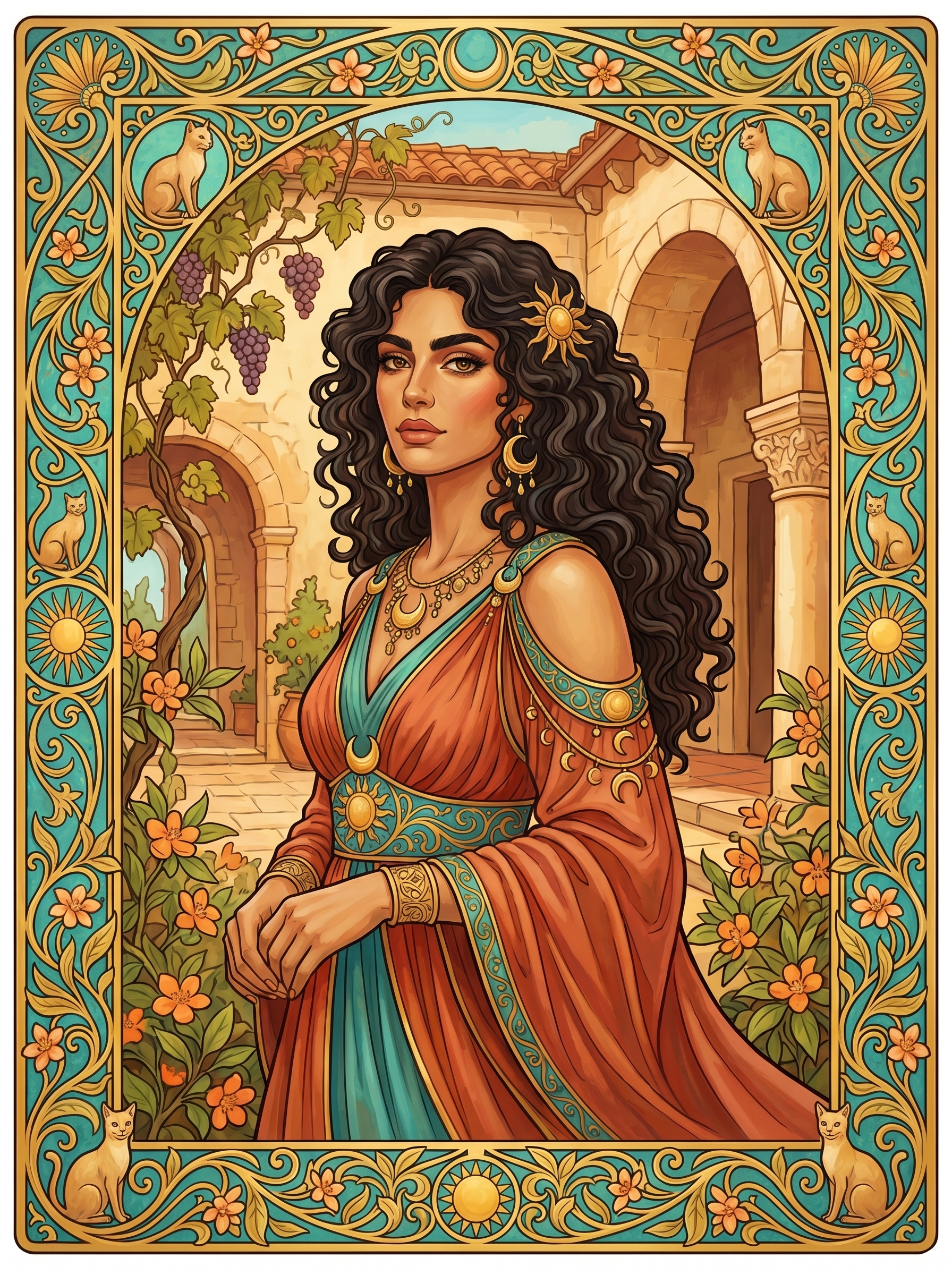 Orange Blossom Cat Maiden 2 (80 Colors)