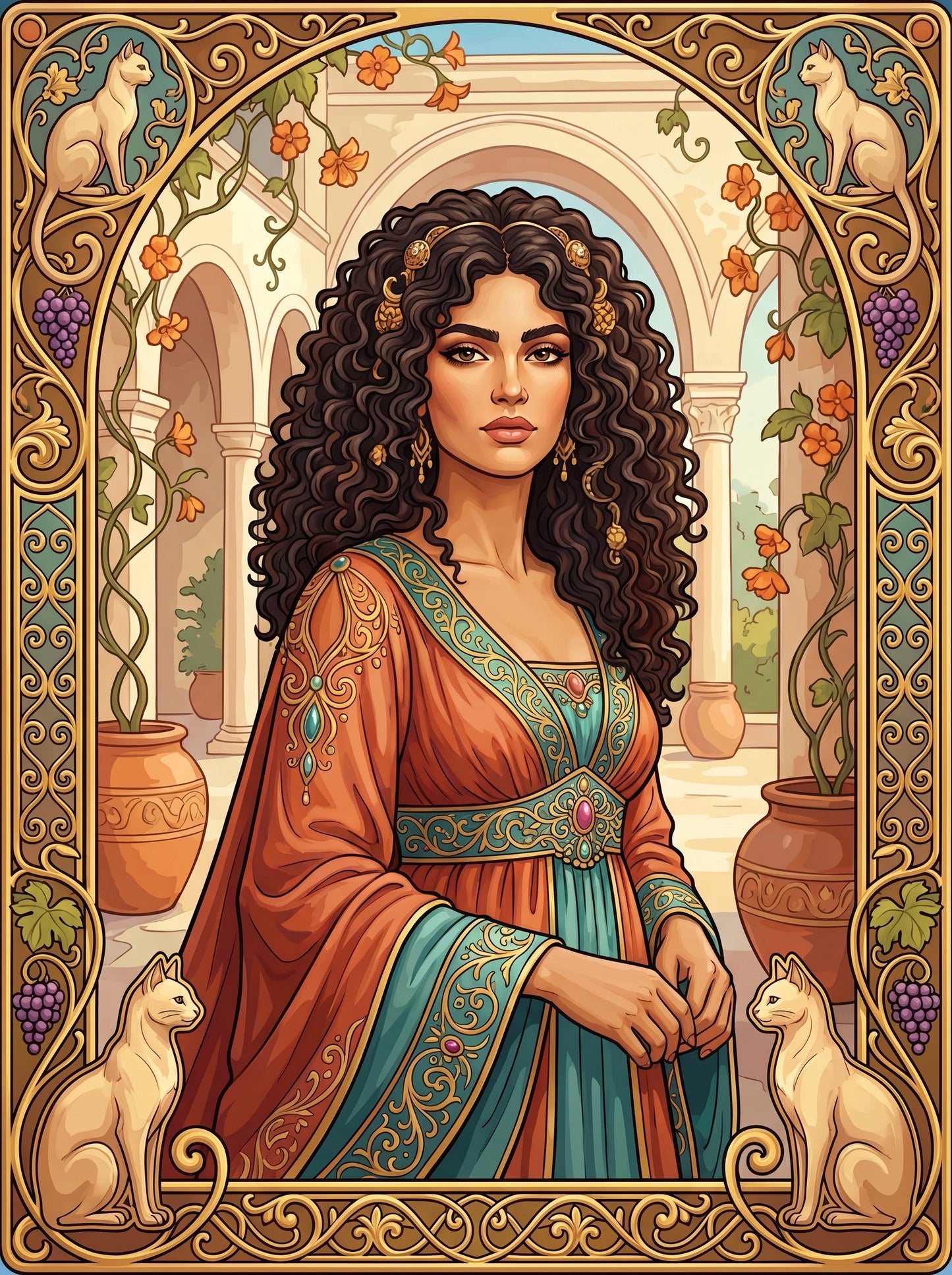 Orange Blossom Cat Maiden (80 Colors)
