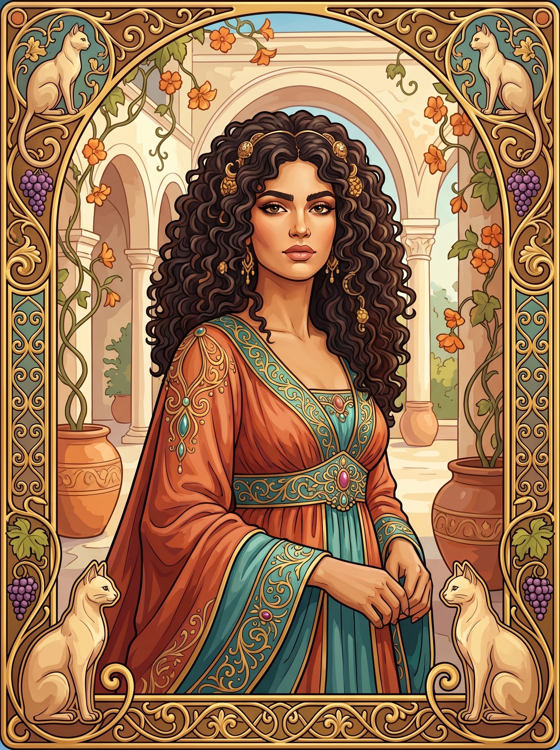 Orange Blossom Cat Maiden (80 Colors)
