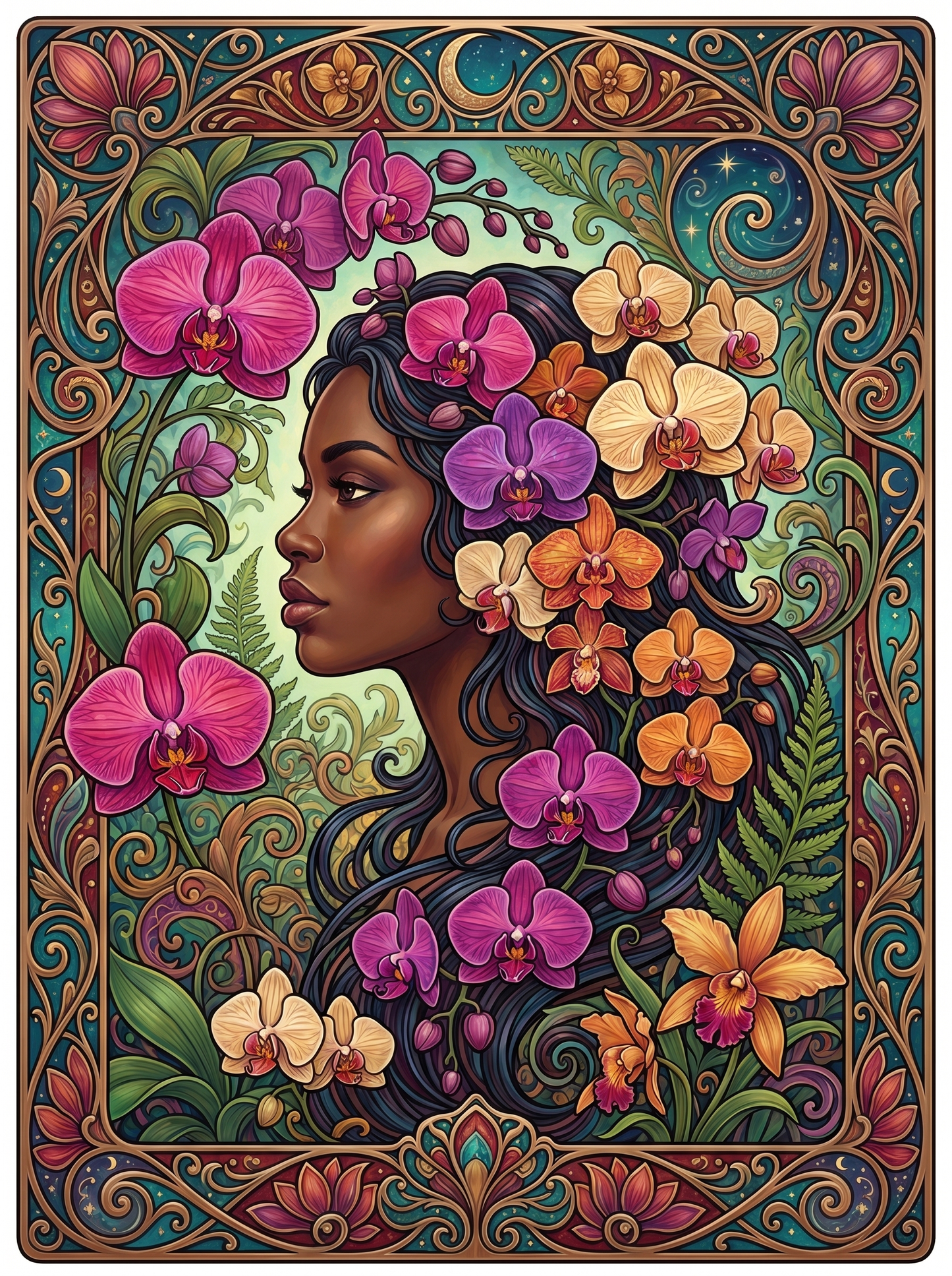 Orchid Floral Maiden (80 Colors)