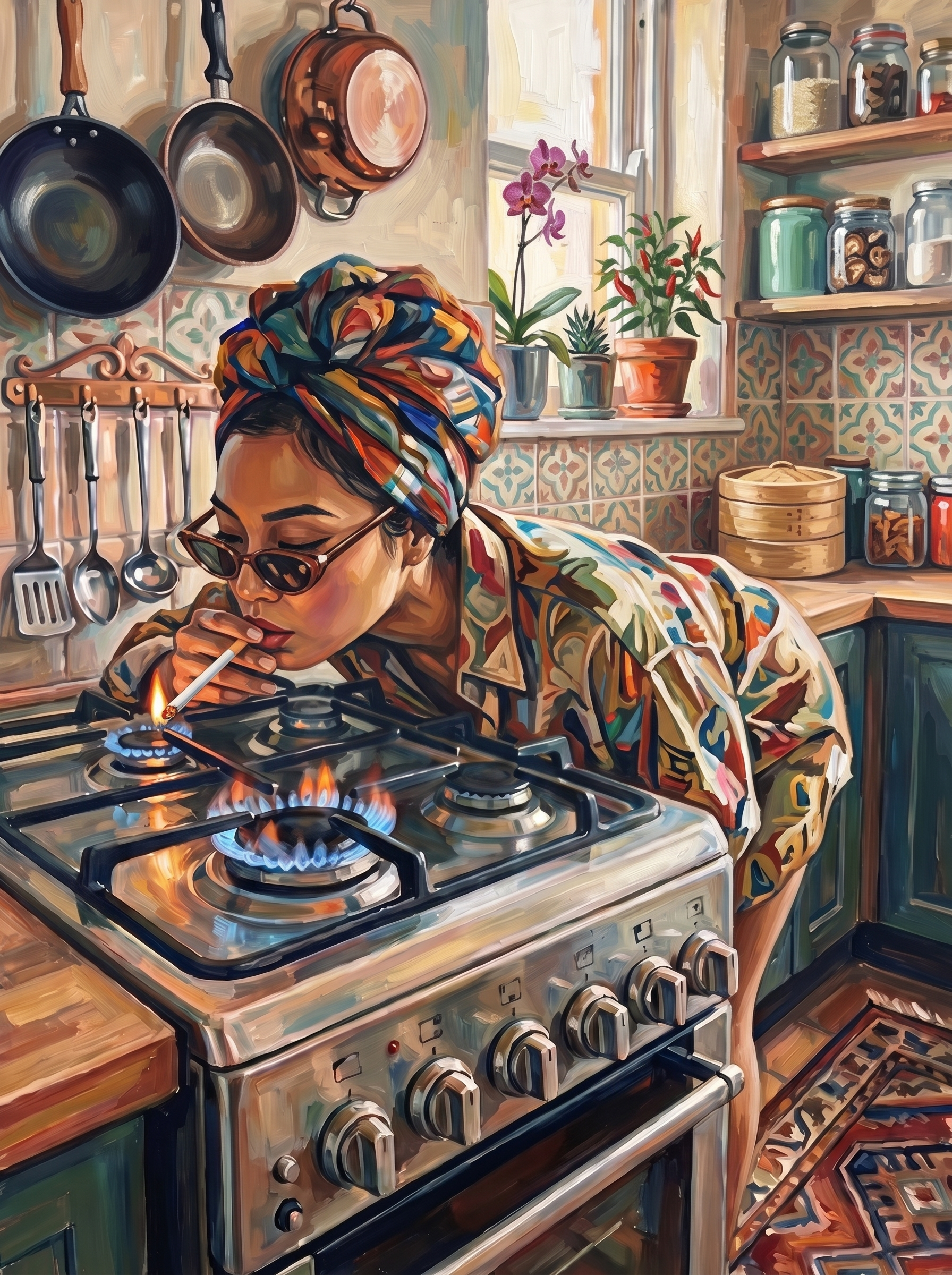 Orchid Teapot Kitchen