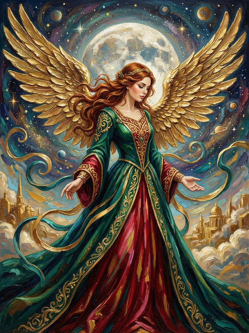 Ornate Celestial Angel Goddess (100 Color Diamond Painting) Diamond Painting kit