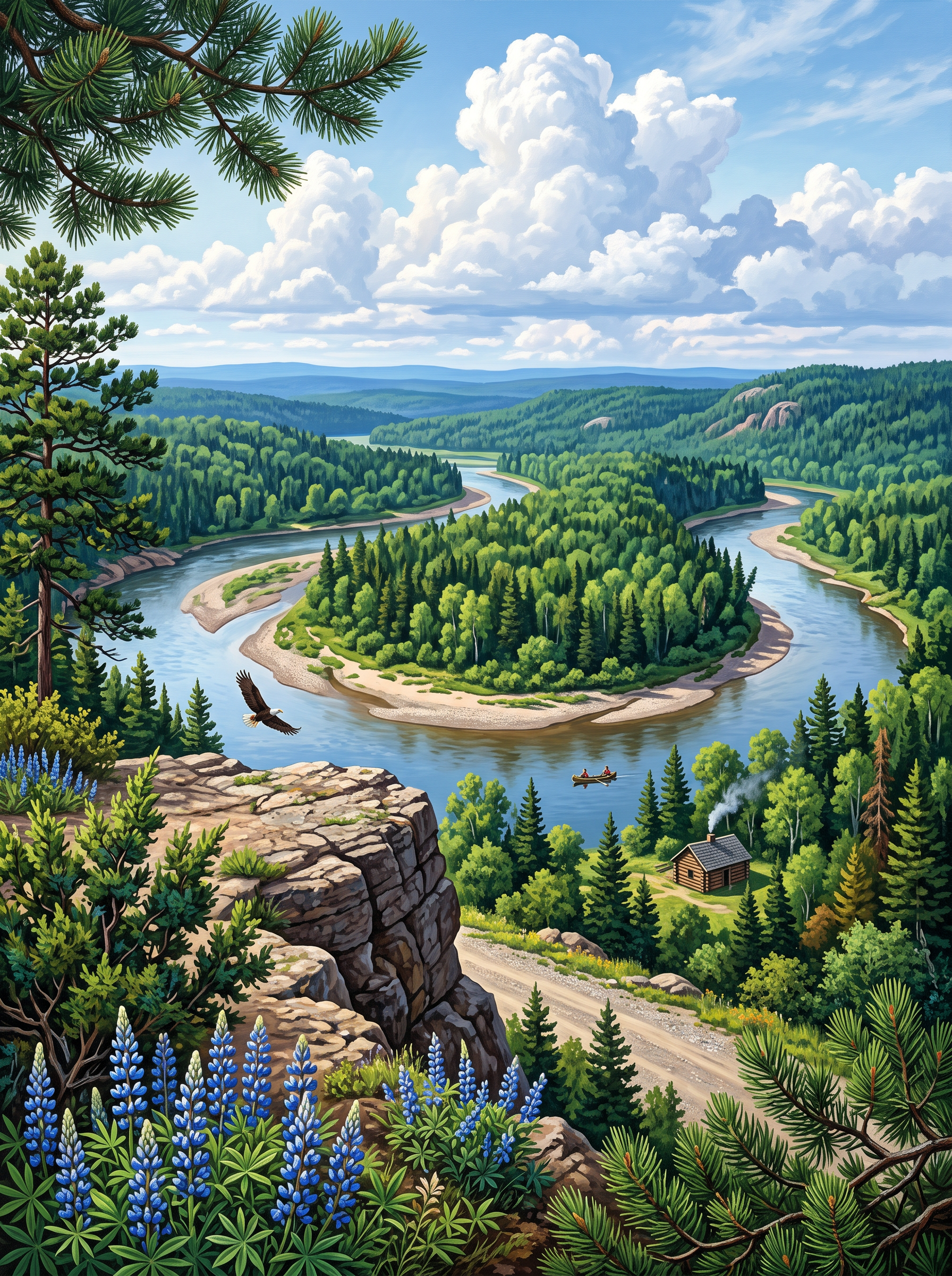 Oxbow from the Bluff