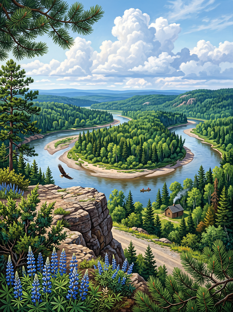 Oxbow from the Bluff