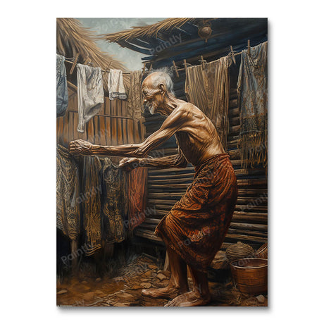 Chores of Yesteryears (Diamond Painting) Diamond Painting kit