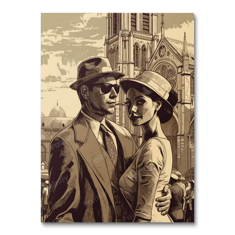 Noir Encounter (Diamond Painting) Diamond Painting kit
