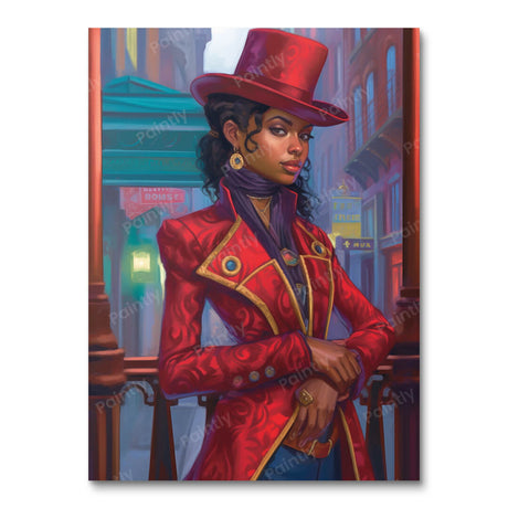 Crimson Curiosity (Diamond Painting) Diamond Painting kit