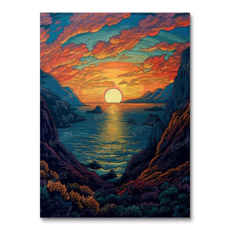 Sundown Surrealism (Diamond Painting) Diamond Painting kit