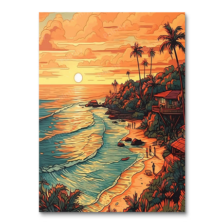 Sunset Shorelines (Diamond Painting) Diamond Painting kit