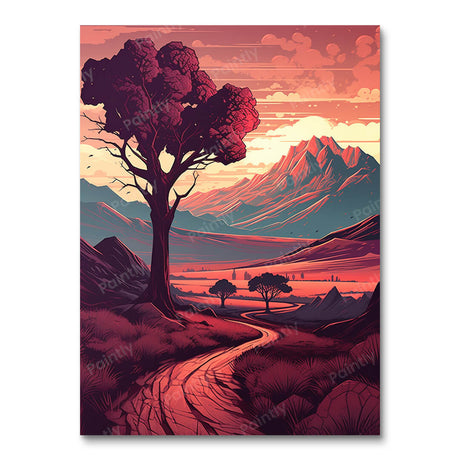 Fiery Vistas (Diamond Painting) Diamond Painting kit