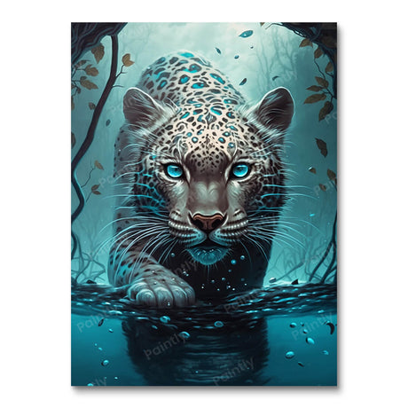 Lurking Leopard (Diamond Painting) Diamond Painting kit