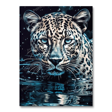 Leopard's Transcendent Gaze (Diamond Painting) Diamond Painting kit