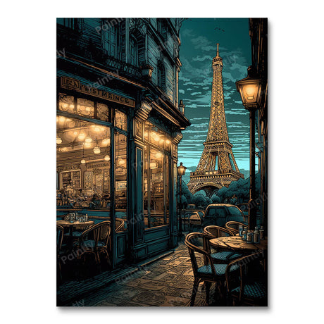 Night Scene Paris (Diamond Painting) Diamond Painting kit