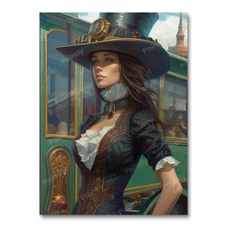 Victorian Steampunk Muse (Diamond Painting) Diamond Painting kit