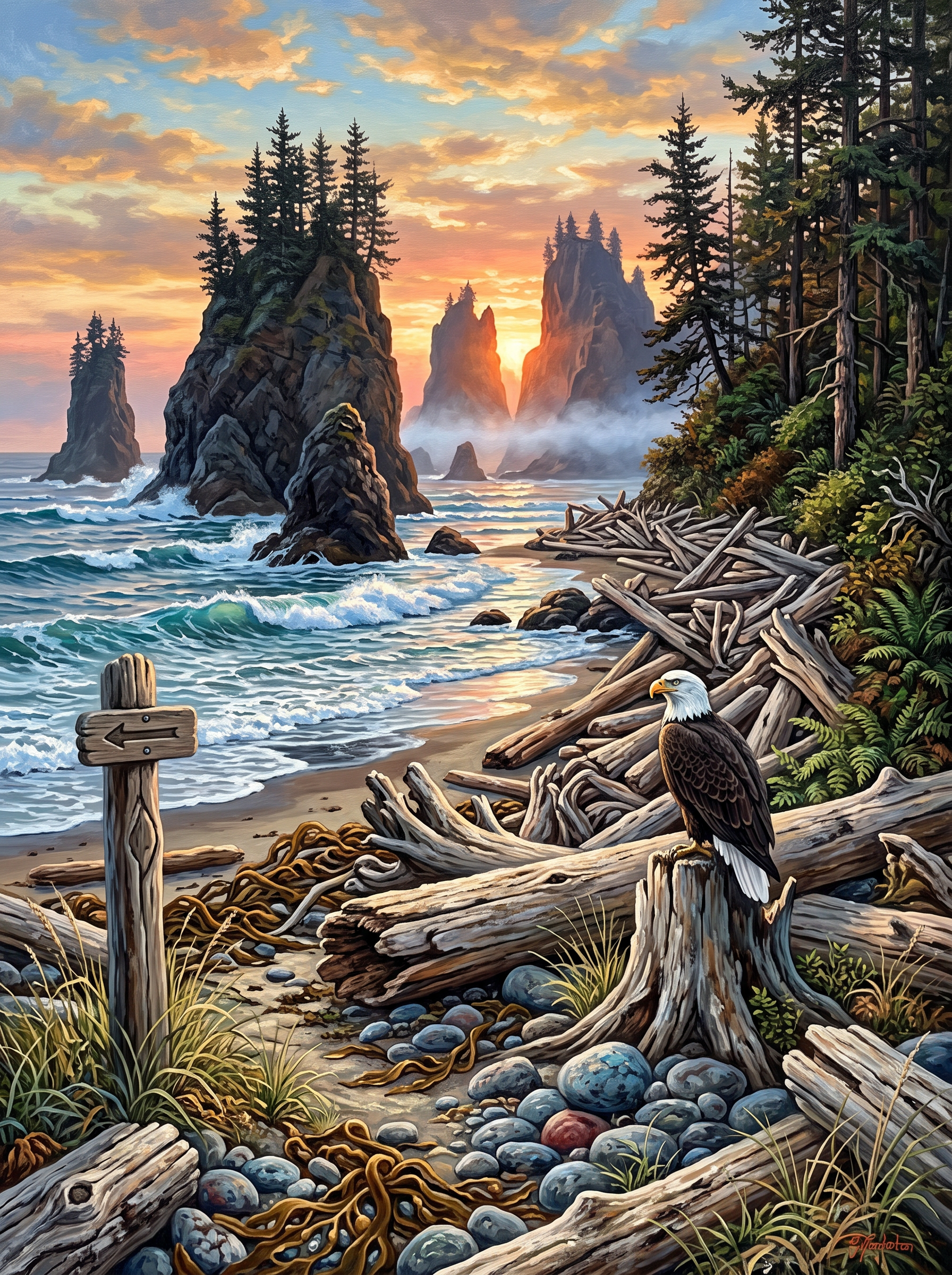 Pacific Sea Stacks