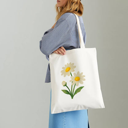 Twin Daisies in Bloom paint by numbers tote bag – image 14