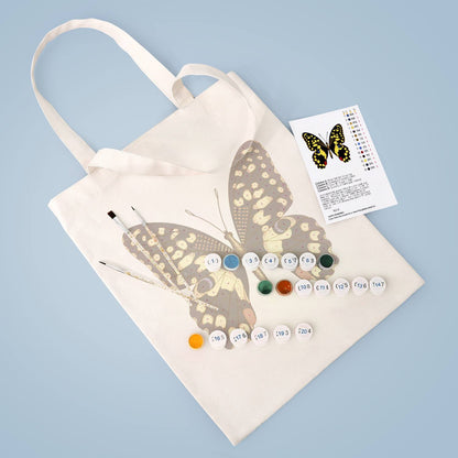 Yellow-Spotted Swallowtail paint by numbers tote bag – image 6