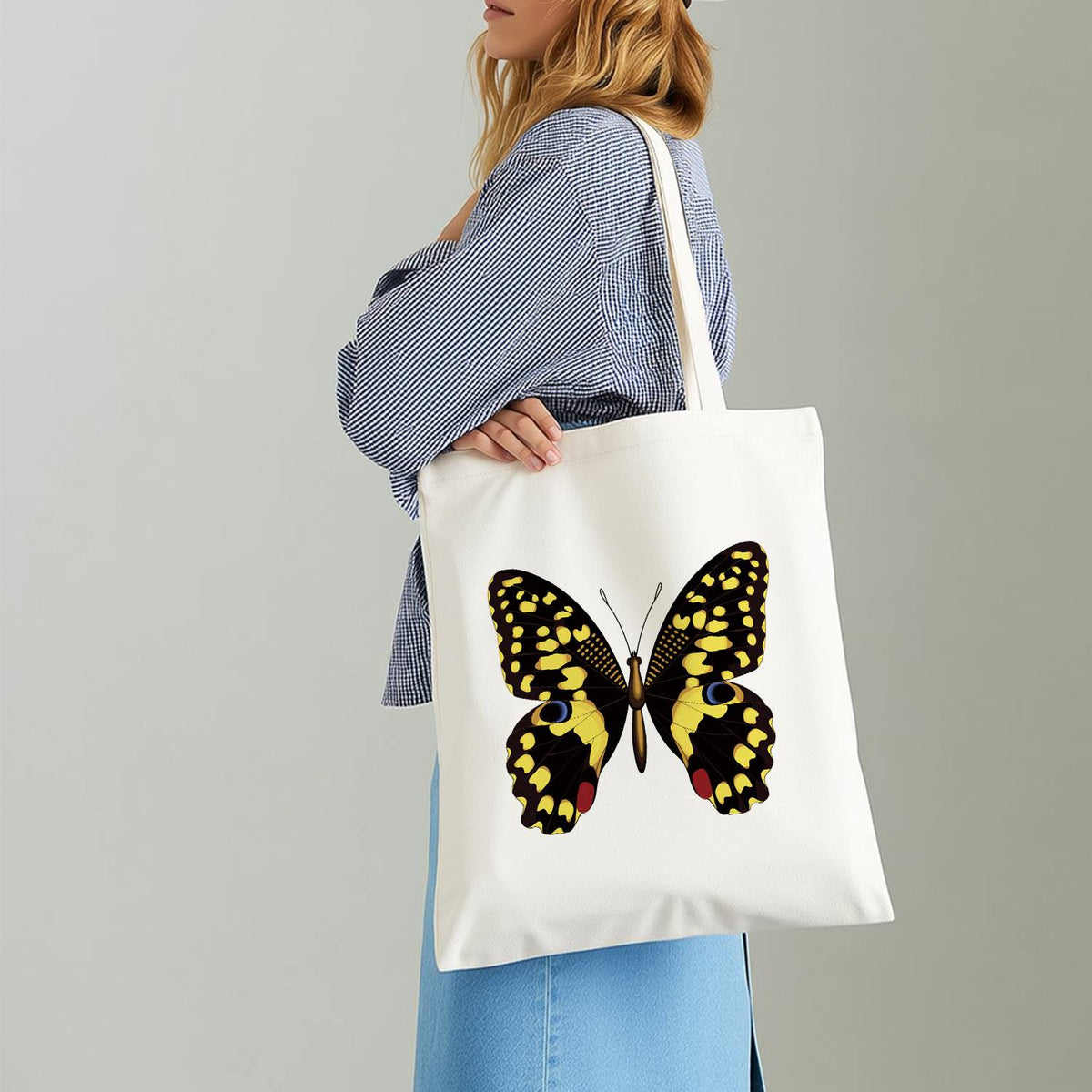 Yellow-Spotted Swallowtail paint by numbers tote bag – image 15