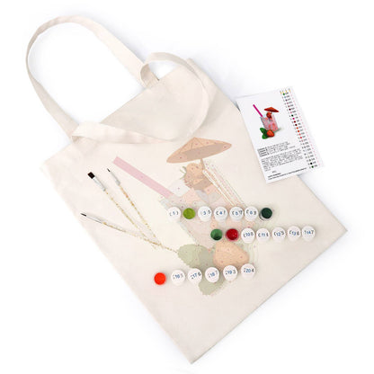 Iced Strawberry Cooler paint by numbers tote bag – image 6
