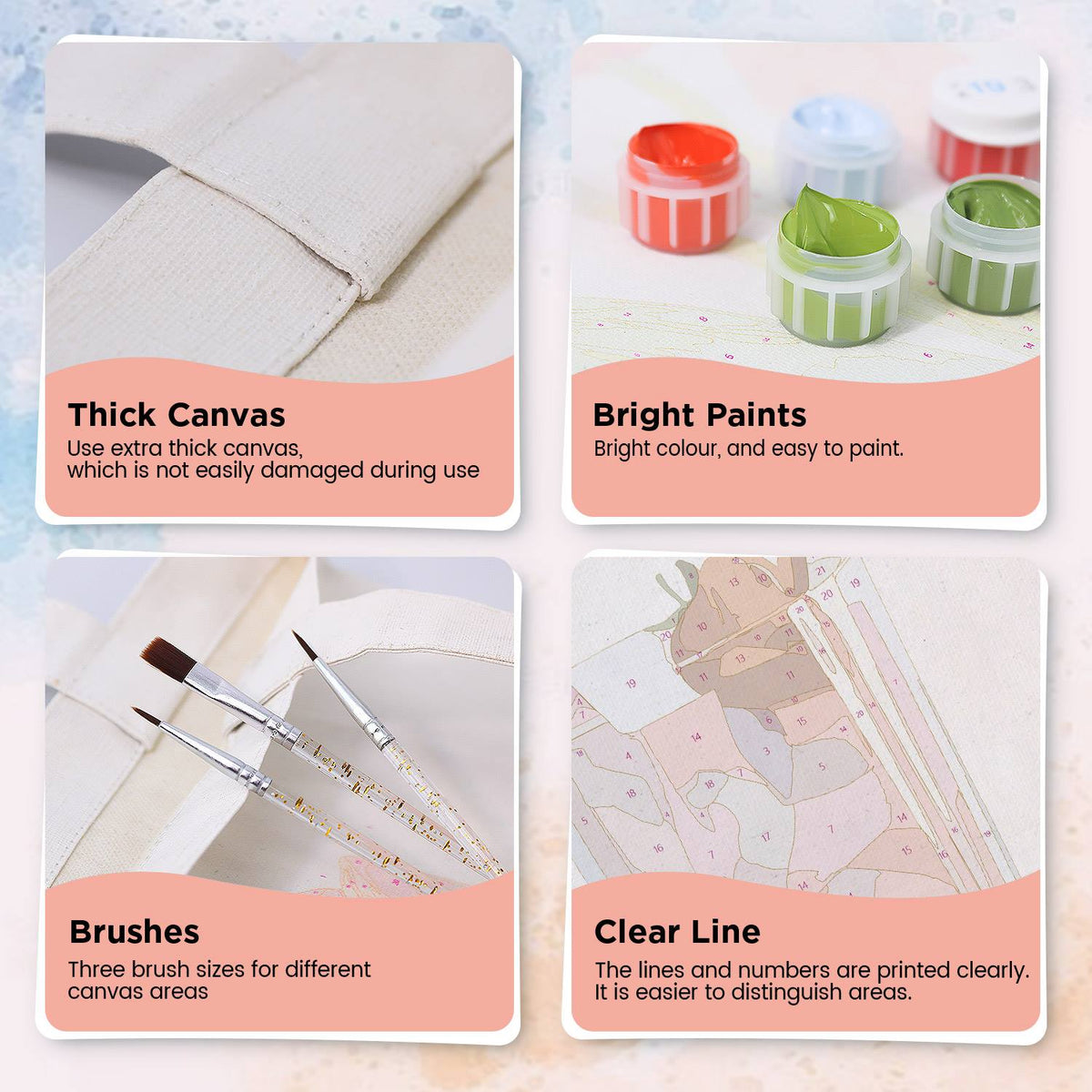 Iced Strawberry Cooler paint by numbers tote bag – image 10