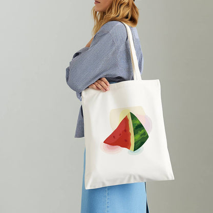 Summer Watermelon Triangles paint by numbers tote bag – image 14