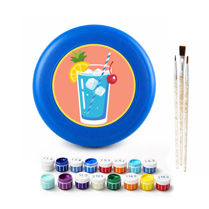 Tropical Blue Drink (Paint by Numbers Flying Disc)