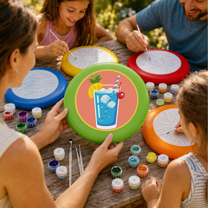 Tropical Blue Drink (Paint by Numbers Flying Disc)