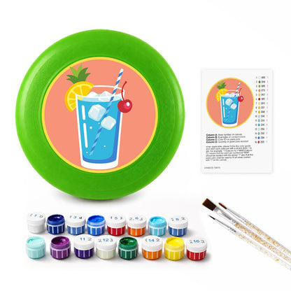 Tropical Blue Drink (Paint by Numbers Flying Disc)