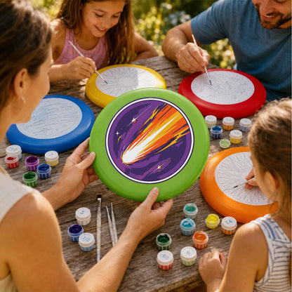 Shooting Star (Paint by Numbers Flying Disc)