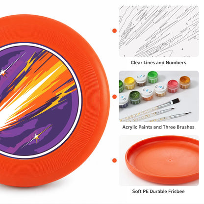 Shooting Star (Paint by Numbers Flying Disc)