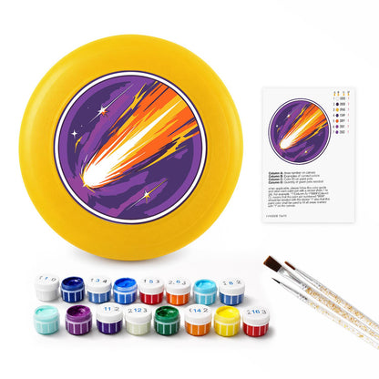 Shooting Star (Paint by Numbers Flying Disc)