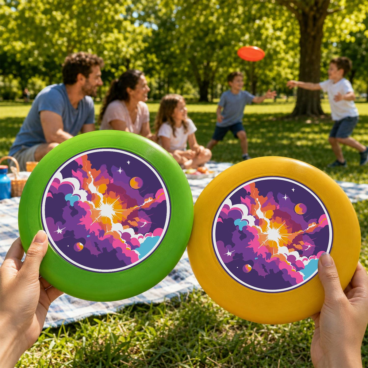 Cosmic Nebula (Paint by Numbers Flying Disc)