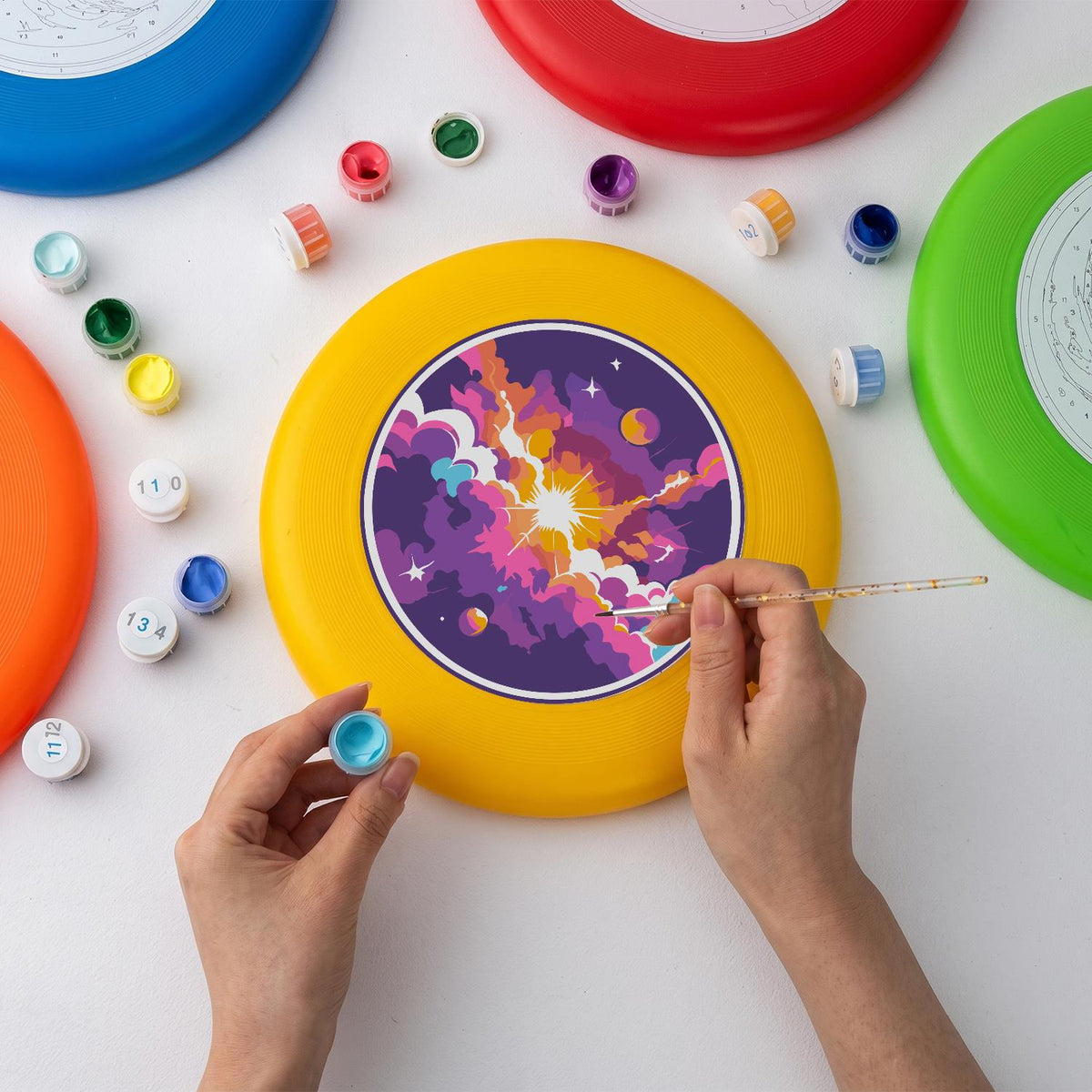 Cosmic Nebula (Paint by Numbers Flying Disc)