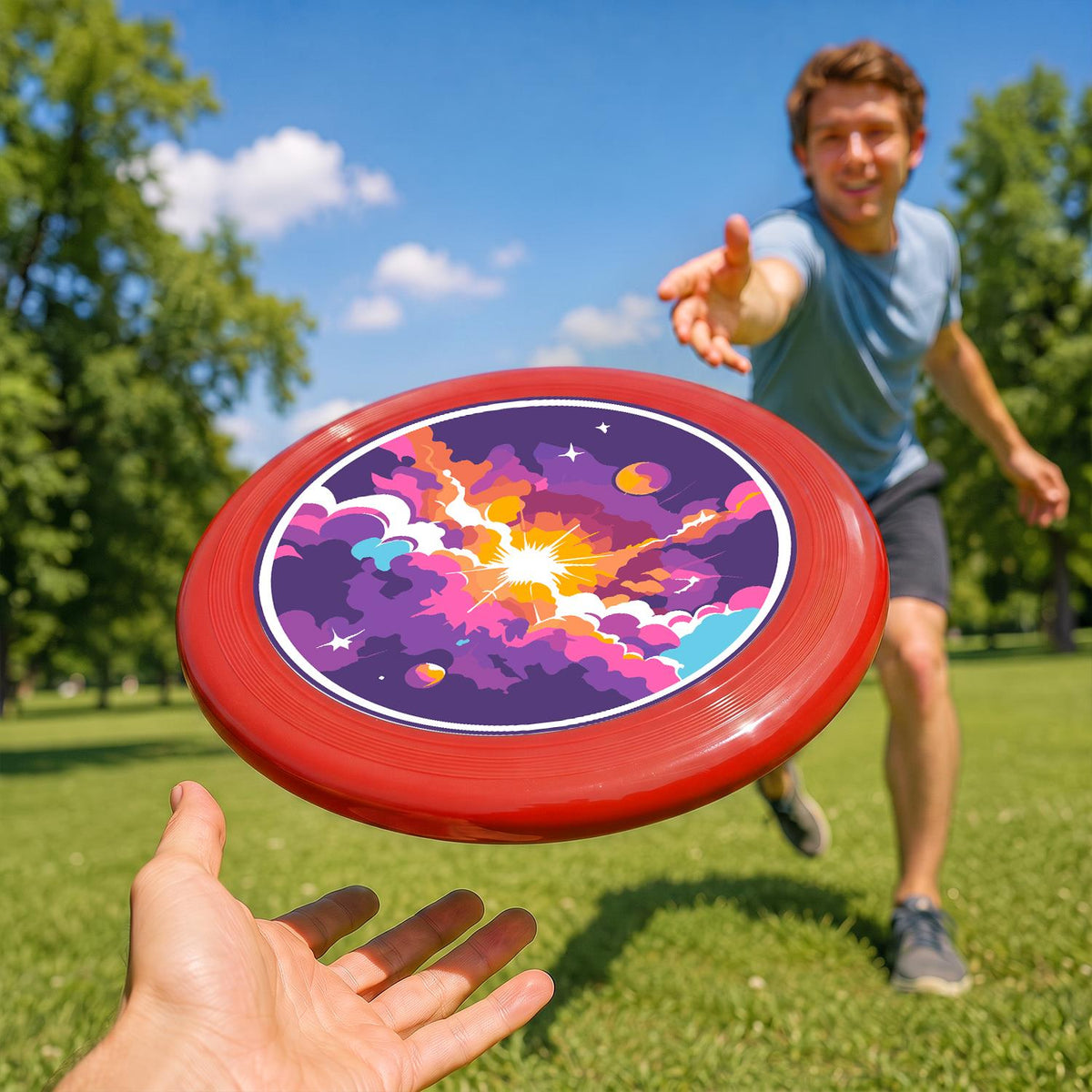 Cosmic Nebula (Paint by Numbers Flying Disc)