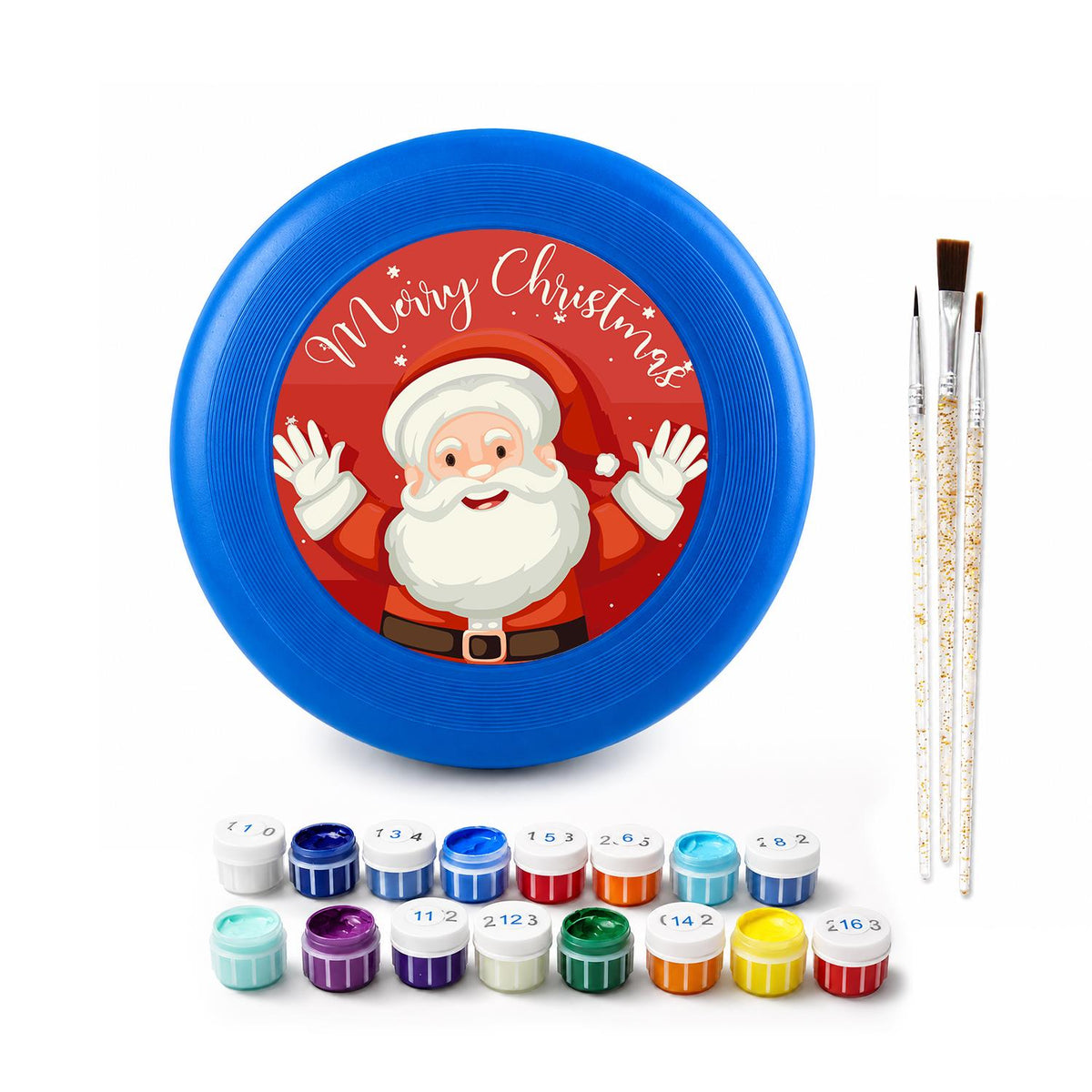 Santa Says Merry Christmas (Paint by Numbers Flying Disc)