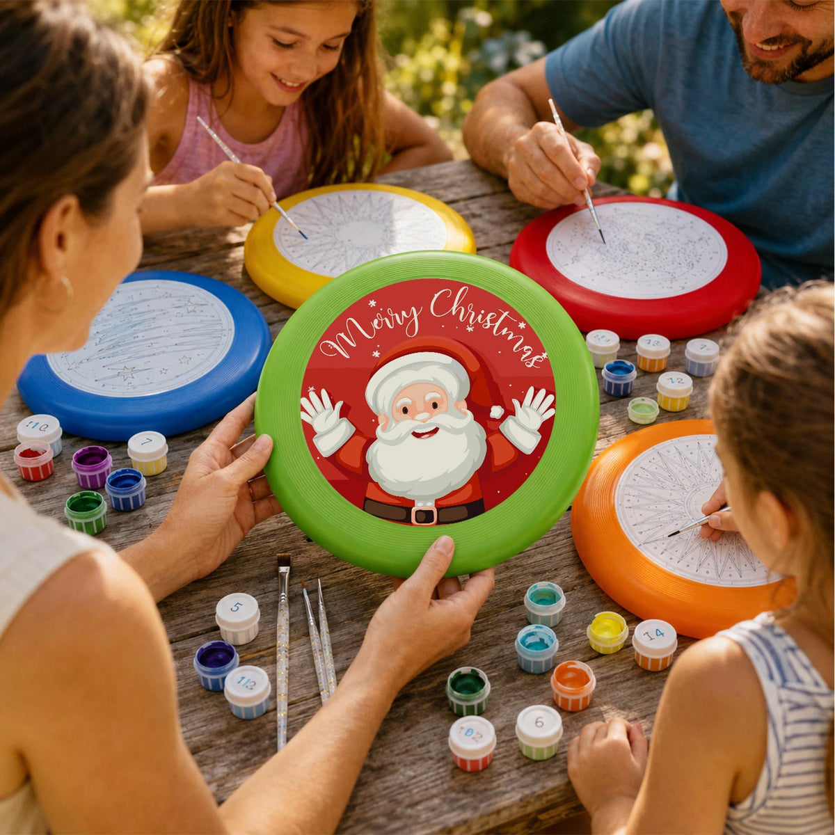 Santa Says Merry Christmas (Paint by Numbers Flying Disc)