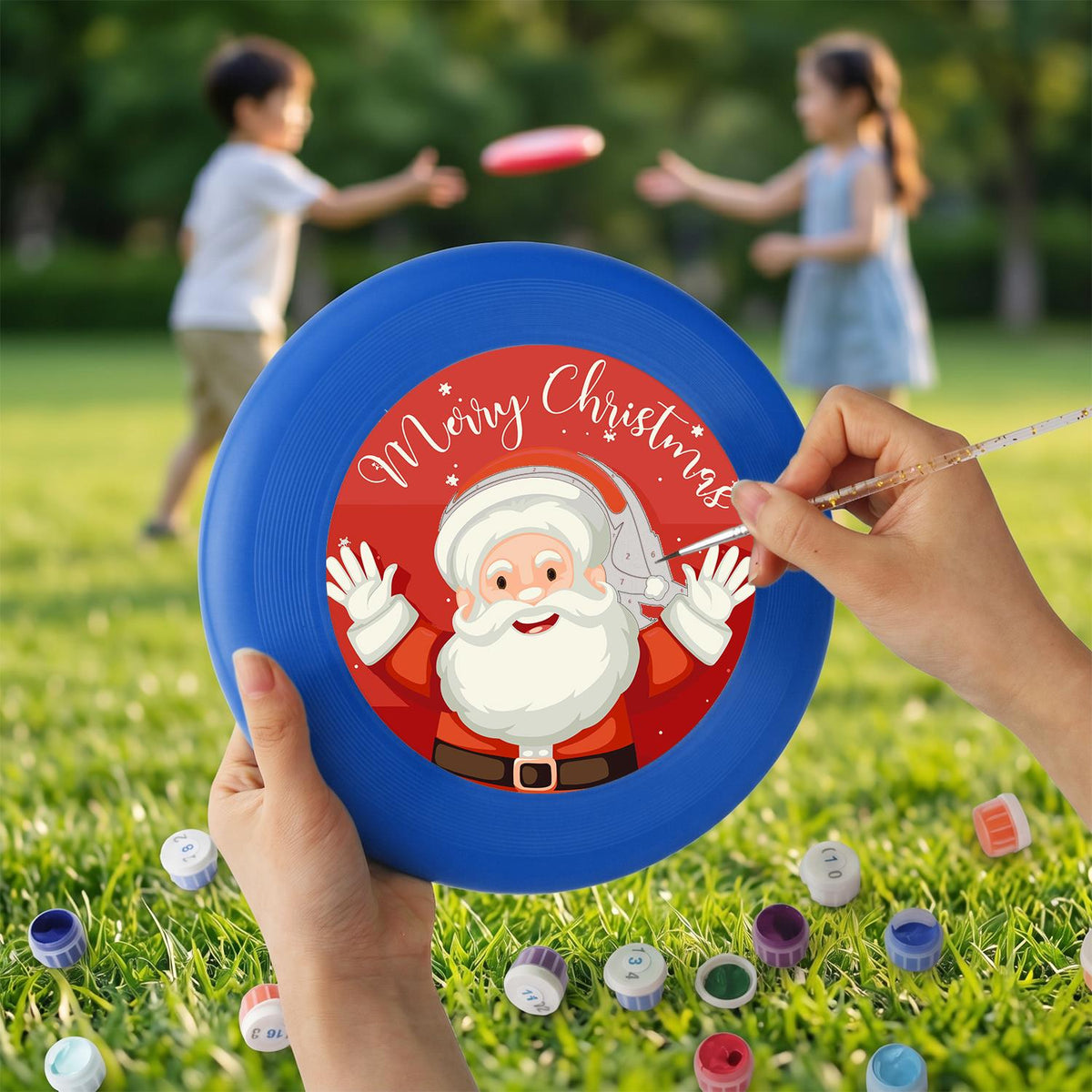 Santa Says Merry Christmas (Paint by Numbers Flying Disc)