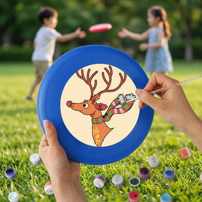 Reindeer with Ornaments (Paint by Numbers Flying Disc)