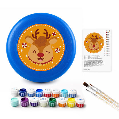 Little Reindeer Smile (Paint by Numbers Flying Disc)