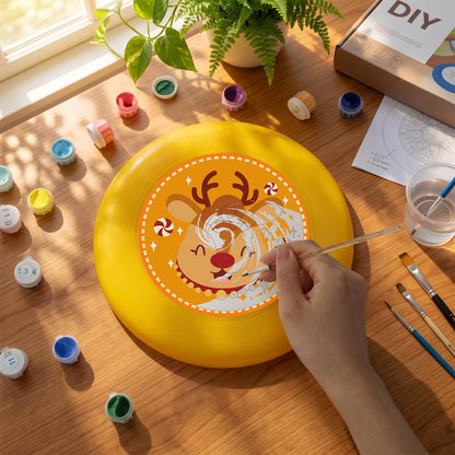 Little Reindeer Smile (Paint by Numbers Flying Disc)
