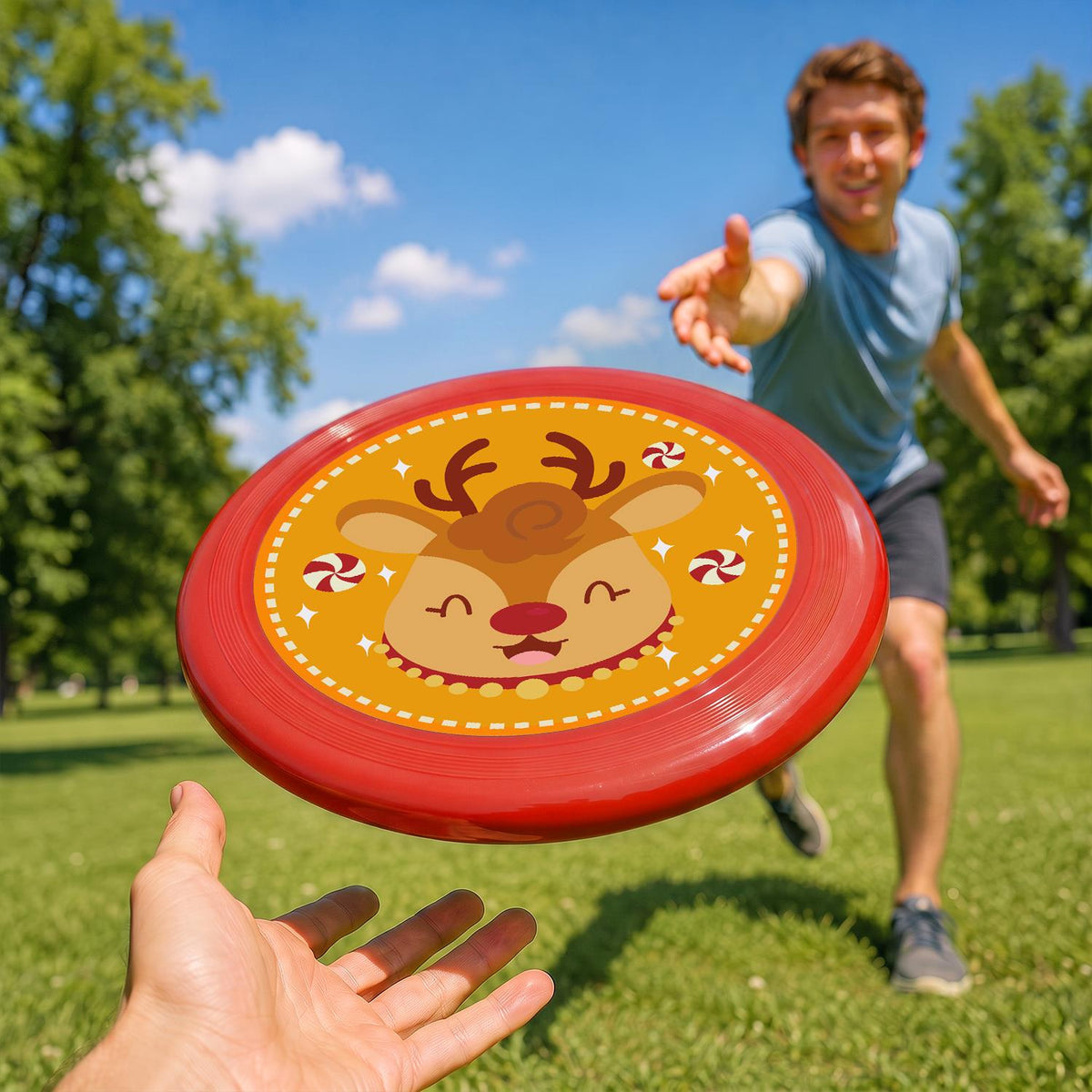 Little Reindeer Smile (Paint by Numbers Flying Disc)