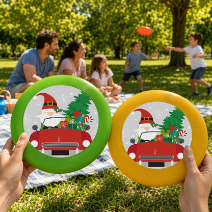 Santa in a Red Truck (Paint by Numbers Flying Disc)