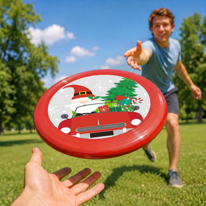 Santa in a Red Truck (Paint by Numbers Flying Disc)