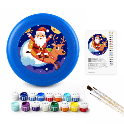 Santa Sleigh Adventure (Paint by Numbers Flying Disc)