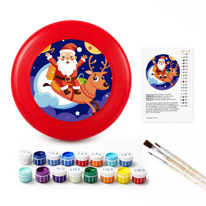 Santa Sleigh Adventure (Paint by Numbers Flying Disc)