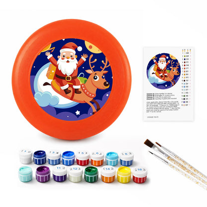 Santa Sleigh Adventure (Paint by Numbers Flying Disc)