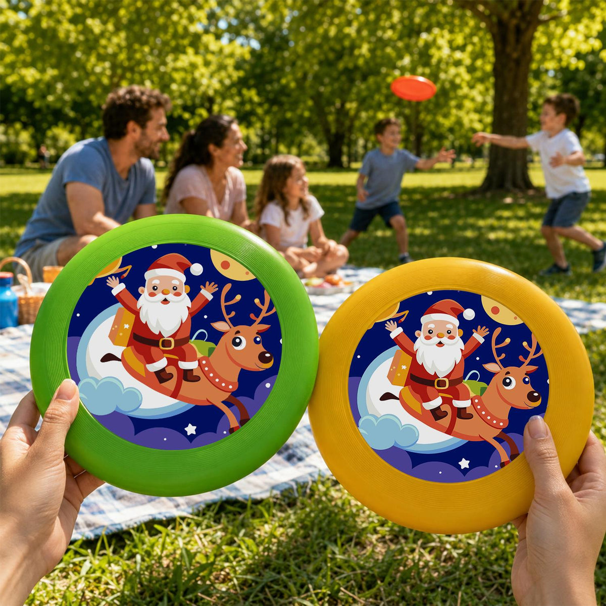 Santa Sleigh Adventure (Paint by Numbers Flying Disc)