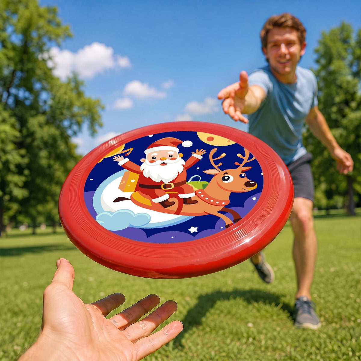 Santa Sleigh Adventure (Paint by Numbers Flying Disc)