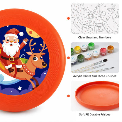 Santa Sleigh Adventure (Paint by Numbers Flying Disc)
