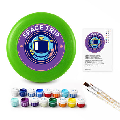 Astronaut Space Trip (Paint by Numbers Flying Disc)